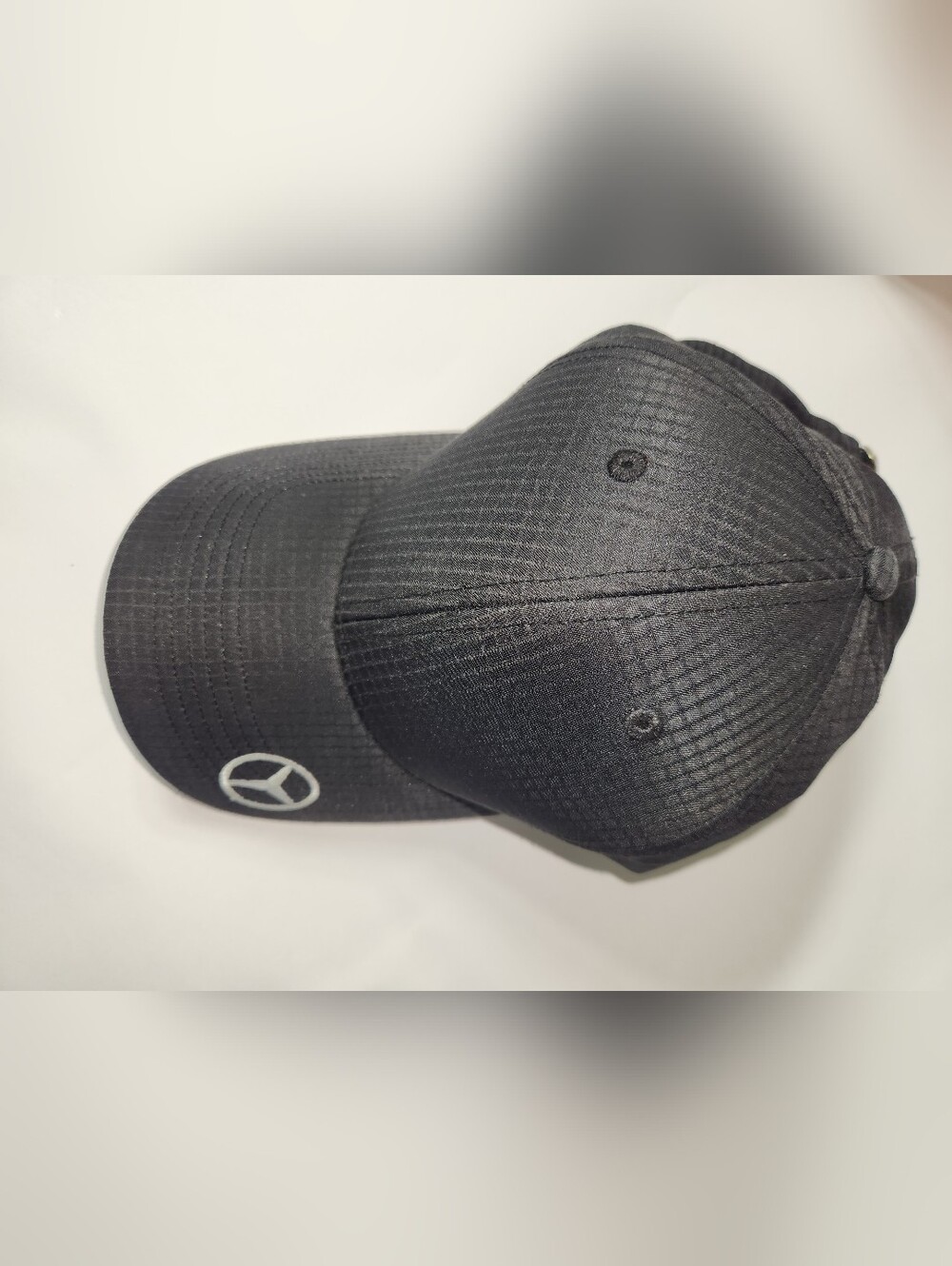 Mercedes Benz Black Baseball Cap with Embroidered Logo